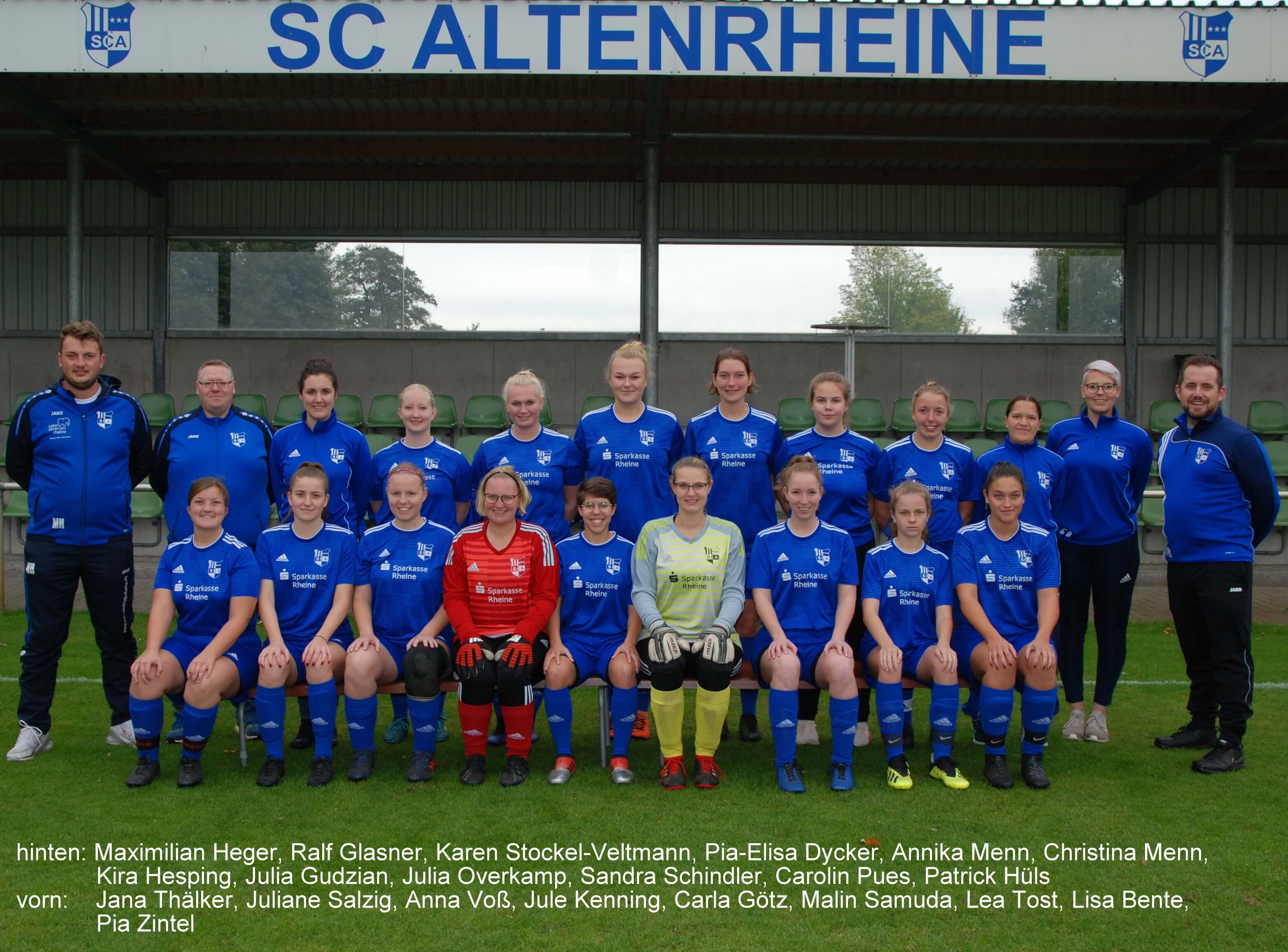 Damen-Mannschaft SC Altenrheine e.V.