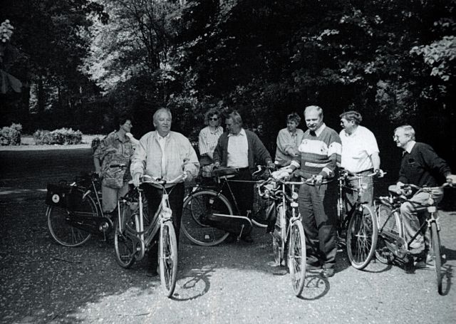 Radwandergruppe mit Gerd-Heinz Schmitz